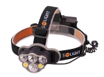 Lanternă frontală LED reîncărcabilă Solight, 550 lm