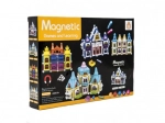 Set magnetic de construcție căsuță 75 piese