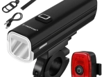 Lumină pentru bicicletă Trizand LED 1000 lm USB-C cu powerbank (față + spate)