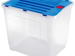 Heidrun cutie de depozitare Dragon 100 l, transparentă cu capac (mix de culori)