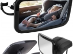 Oglindă retrovizoare auto pentru monitorizarea copilului pe tetieră