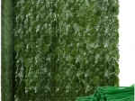 Gard viu sintetic din iederă pentru balcon 3 m
