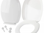 Capac universal pentru WC cu închidere lentă, alb