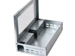 Capcană vie pentru șoareci și șobolani 26 × 16 × 6 cm din oțel galvanizat