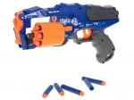 Pistolă pentru săgeți din spumă compatibilă cu NERF + 20 de cartușe