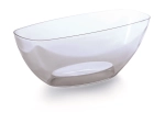 Castron oval transparent pentru orhidee 36 cm COUBI