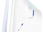 Whiteboard autoadeziv pentru ștergere la uscat 200 × 45 cm MAZAK
