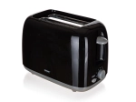 Prăjitor de pâine pentru 2 felii, negru‑gri, 650–750 W