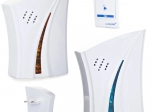 Sonerie wireless cu iluminare LED și două clopote