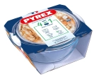 Vas rotund pentru cuptor cu capac 3 l PYREX sticlă