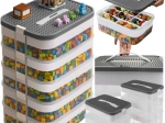 Cutie Kruzzel pentru seturi de construcție 35 l cu organizator, 5 niveluri