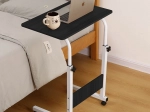 Măsuță mobilă reglabilă pentru laptop / Măsuță mobilă de conferință - neagră