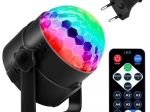 Proiector disco LED cu efecte luminoase RGB
