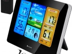 Stație meteo fără fir IZOXIS cu ecran LCD color
