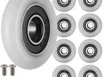 Ruhhy rotițe pentru cabina de duș cu rulment cu bile 23 × 6 mm (8 buc)