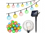 Ghirlandă solară colorată - 6 metri