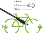 Încărcător pentru biciclete electrice 36 V (42 V, 2 A) cu conector 5,5 × 2,1 mm