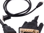 Cablu VGA la HDMI cu conectori auriti