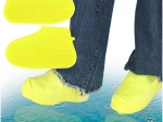 Huse de silicon impermeabile pentru încălțăminte S, galbene (măr. 26–34)