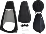 Cort portabil pentru duș / schimbat haine - negru