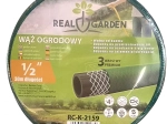 Furtun de grădină 30 m, 1/2", 3 straturi, cauciucat flexibil și rezistent
