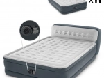 Saltea gonflabilă cu pompă electrică INTEX Deluxe 236 × 152 cm