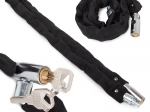 Lacăt cu lanț pentru bicicletă și motocicletă, 80 cm, cu lacăt din alamă