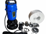 Pompă de nămol pentru apă curată și murdară 750 W cu tocător și furtun