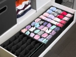 Organizator textil pentru sertar cu 24 de compartimente