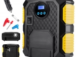 Compresor auto portabil 12 V cu afișaj LCD și lumină LED, 150 PSI