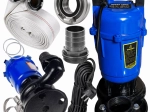 Pompă de nămol pentru apă curată și murdară 750 W cu tocător și furtun