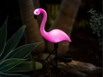 Lampă LED solară de grădină în formă de flamingo 53 cm