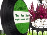 Bordură de grădină 4 cm x 10 m Gardlov, neagră