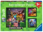 Puzzle Ravensburger Minecraft Biome 3x49 piese