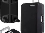 Trizand 23839 Husă pentru troler M 62 x 43 x 27 cm negru