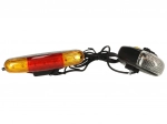 Set de lumini pentru bicicletă cu semnalizatoare și claxon, 2 moduri