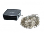 Benzi decorative LED solare alb rece
