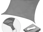Prelată de umbrire impermeabilă 5 × 5 m pătrat, gri, MultiGarden