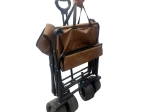 Cărucior pliabil de transport pentru plajă LUARO cu masă 2 în 1