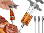 Siringă de injectare pentru carne cu 3 ace Ruhhy 50 ml