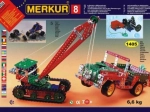 Set de construcție Merkur 8 – 130 modele, 1405 piese, 5 straturi