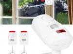 alarm fără fir cu detector de mișcare PIR și 2 telecomenzi 105 dB
