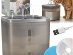 Fântână automată pentru câini și pisici 2 l cu pompă USB și filtrare