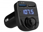 FM Bluetooth autotransmițător și încărcător 2x USB