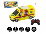 Ambulanță RC cu telecomandă 27 MHz, 20 cm, cu lumină