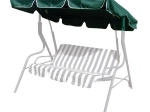 Copertină pentru leagăn 163 × 110 cm textil verde închis
