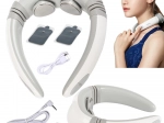 Electrostimulator cervical TENS/EMS 2‑în‑1 cu baterie integrată