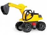 Lena excavator galben‑negru, excavator din plastic pentru copii