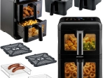 Friteuză cu aer cald Berdsen cu două compartimente, 11,6 l