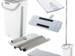 Mop cu storcător dublu cu cap plat